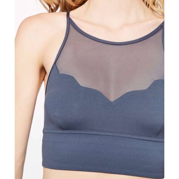 LULULEMON ATHLETICA Adore Your Core Bra 'Shadow Blue' Size 6 - Picture 4 of 7
